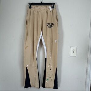 Gallery Dept Tan Flare Sweatpants Size M